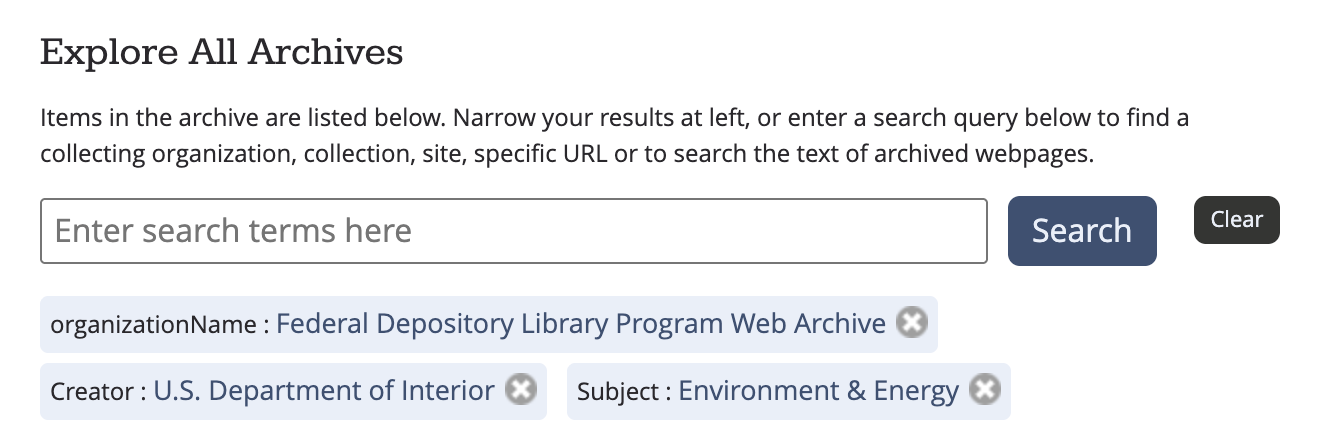 Search redesign