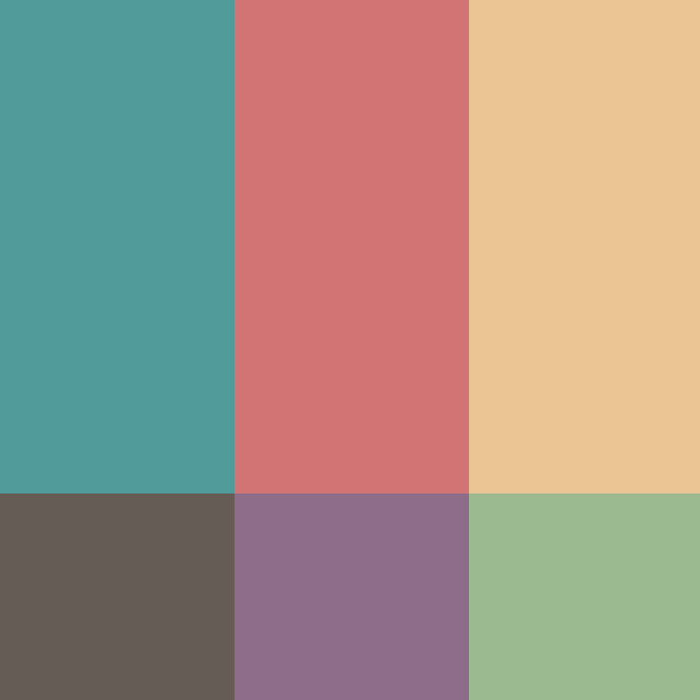 Frame House color palette