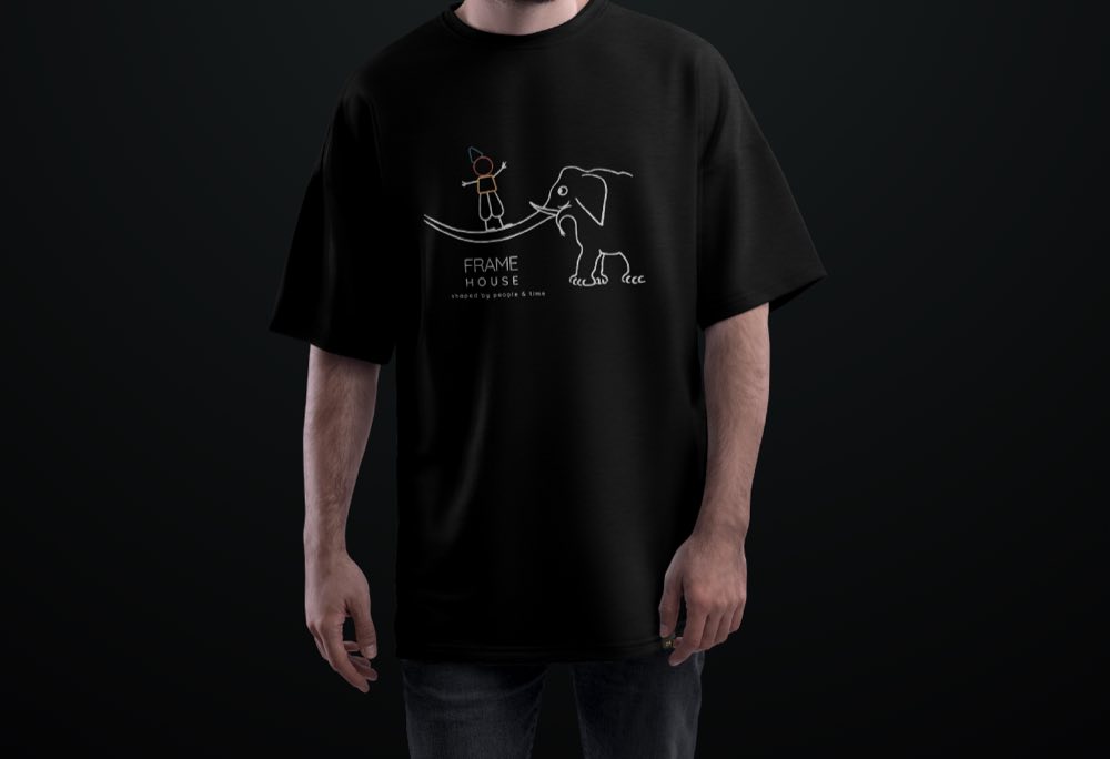 Frame House t-shirt front