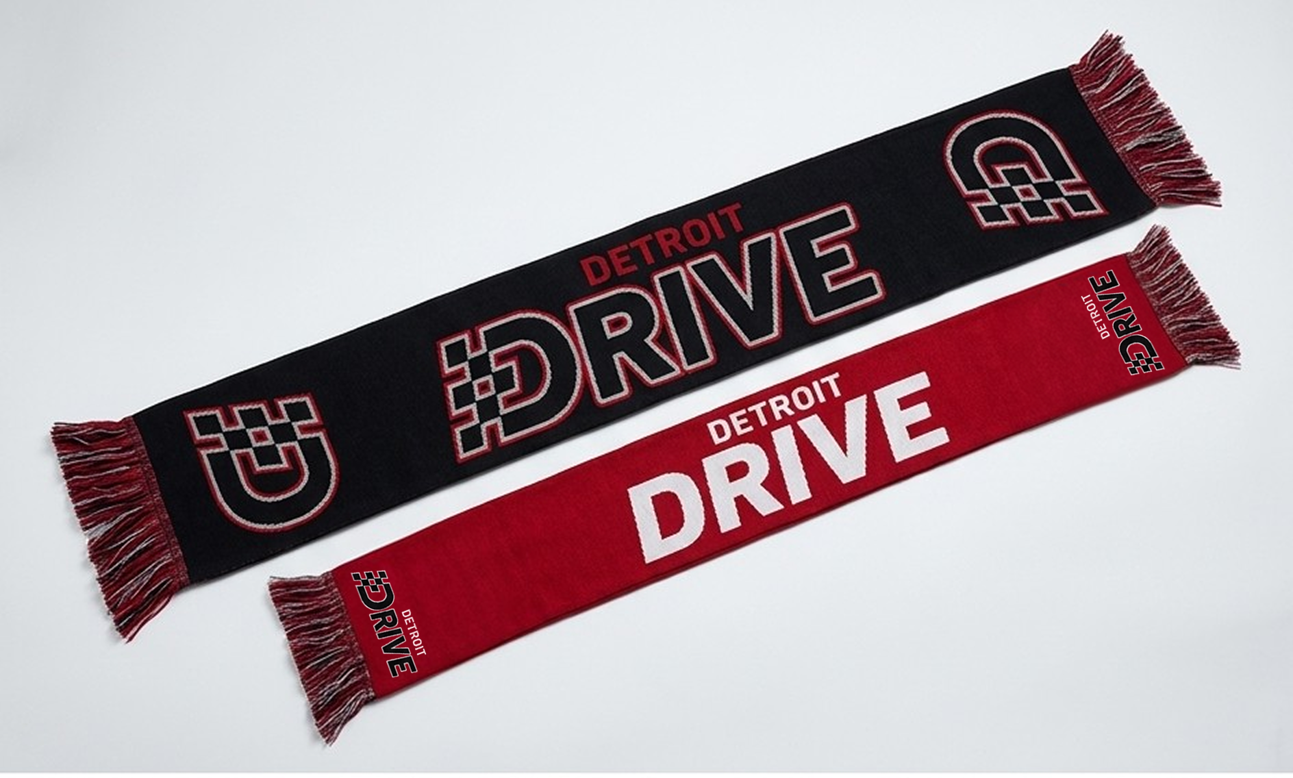 Detroit Drive supporter scarf, version one