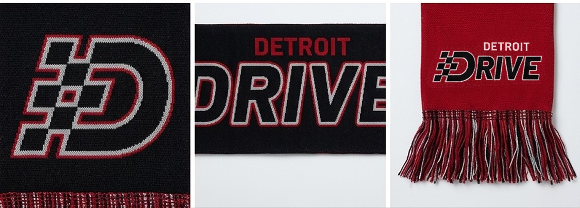 Detroit Drive supporter scarf, version two