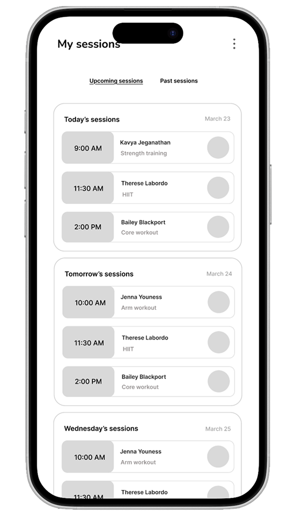 Mobile wireframe 2