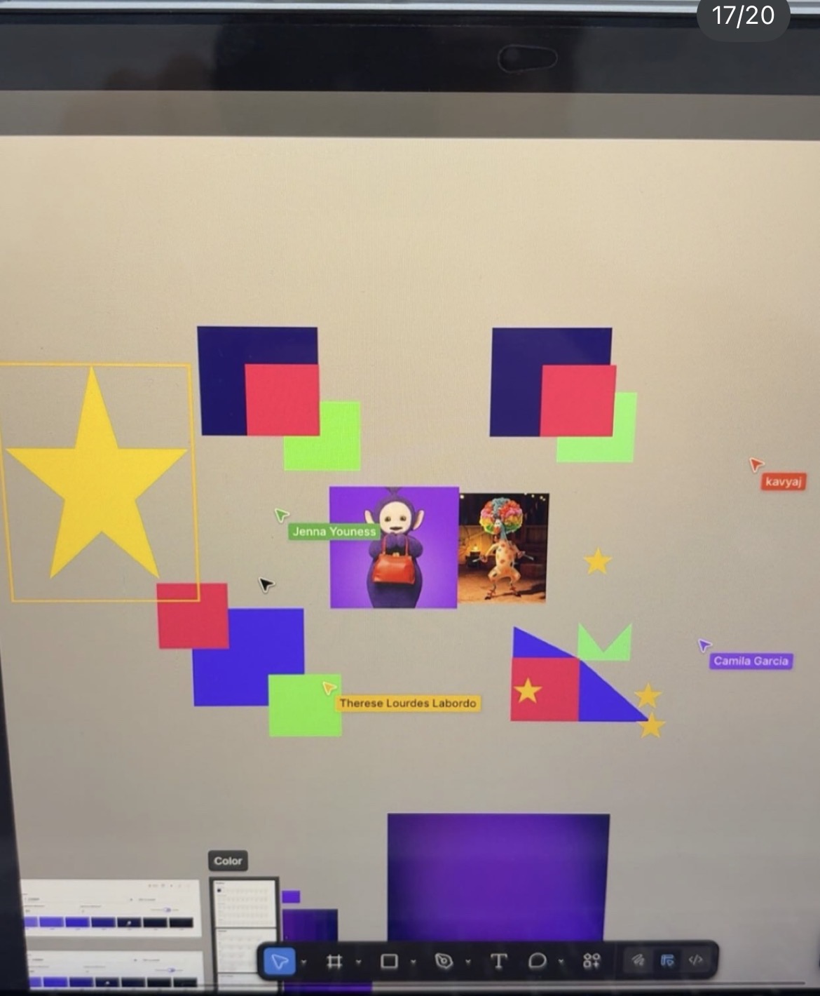 Team color ideation