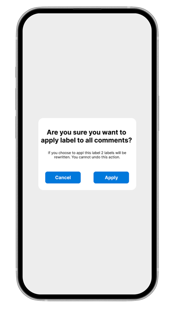 Before — confirmation dialog